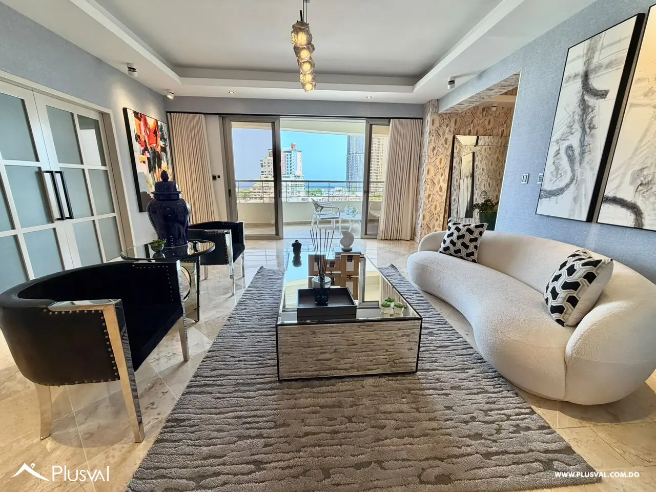 Apartamento de Lujo en Venta en Los Cacicazgos | 3 Hab., 3 Parqueos, Vista al Mar 527166