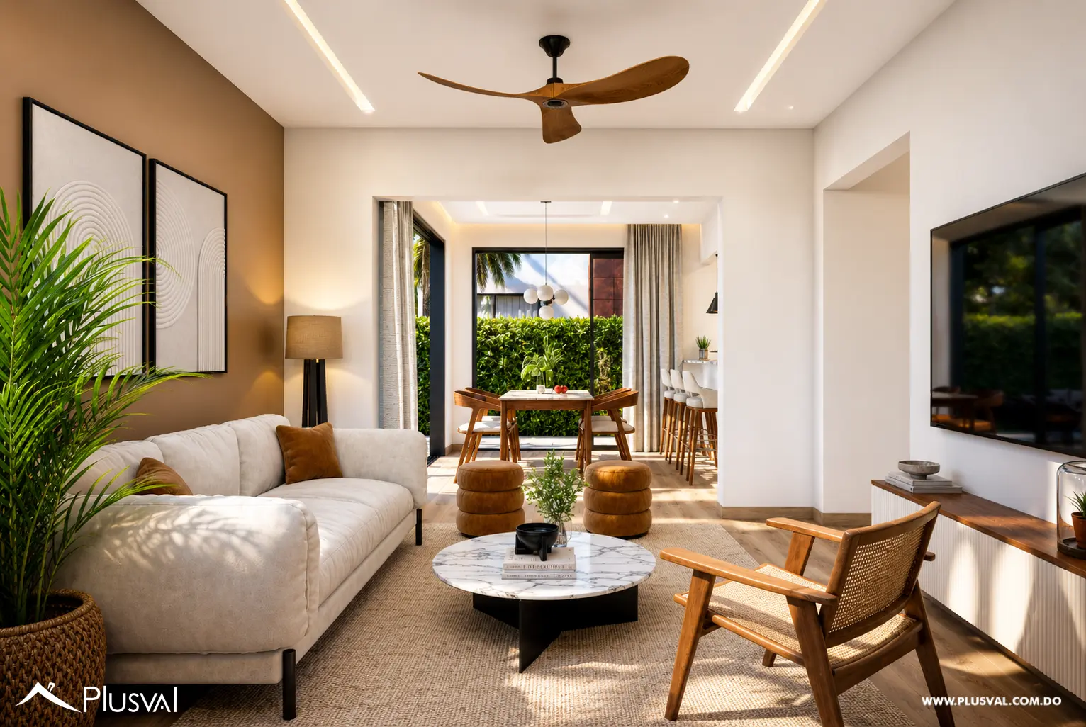 VILLA INDEPENDIENTE DE 3 HABITACIONES  DE CORALES DE PALMARE BAVARO 519294