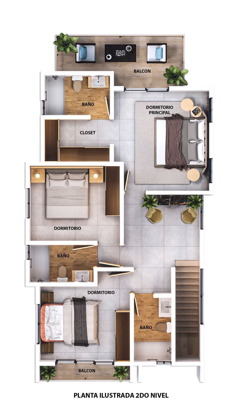 Casas de dos niveles en Punta Cana 216596