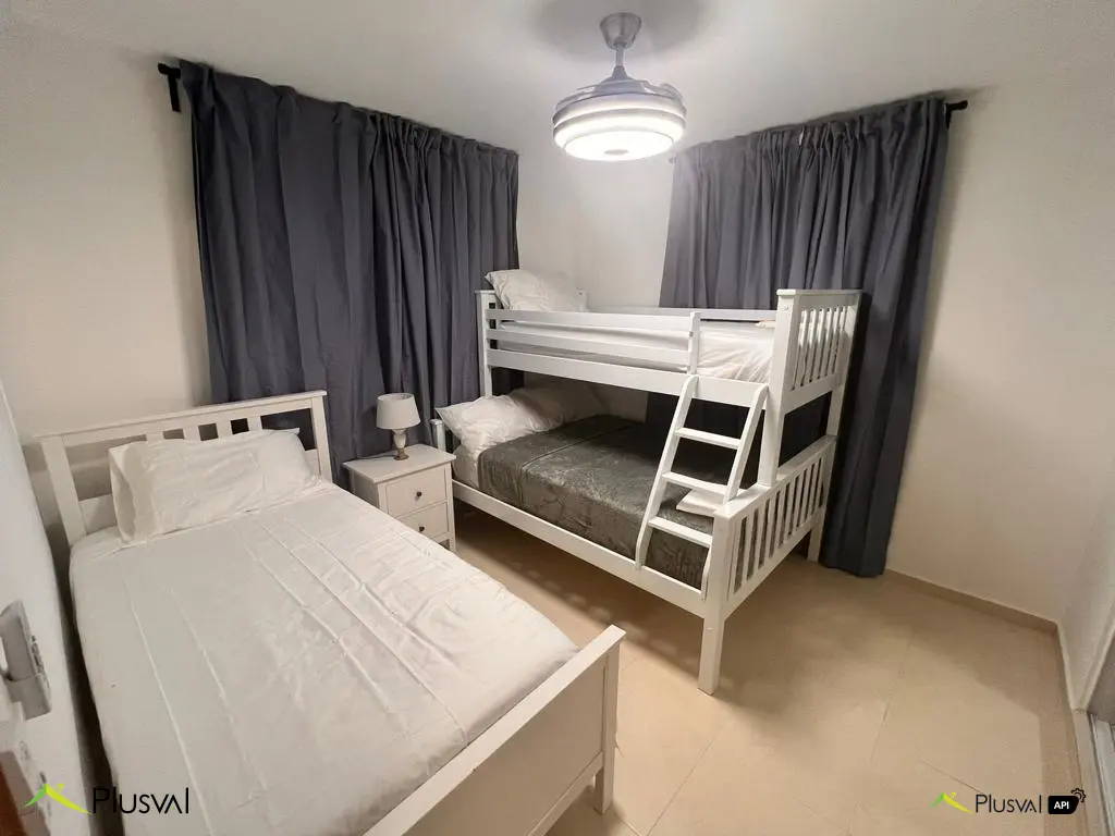 Apartamento Amueblado en Venta en Pueblo Bávaro – 2 Hab, Piscina 447848