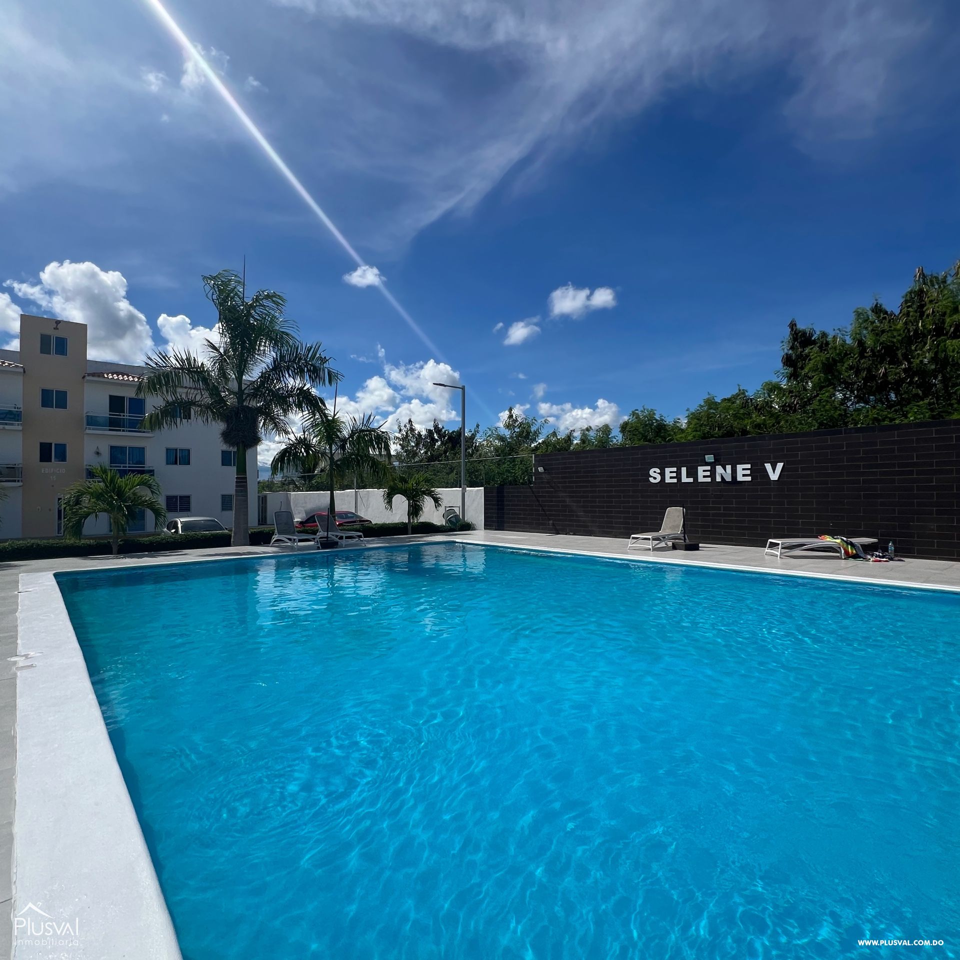 Apartamento amueblado de 2 habitaciones en alquiler en Bávaro 390840