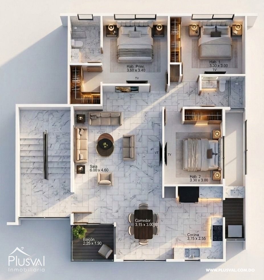 Apartamentos en Plano en Gurabo, Santiago 493399