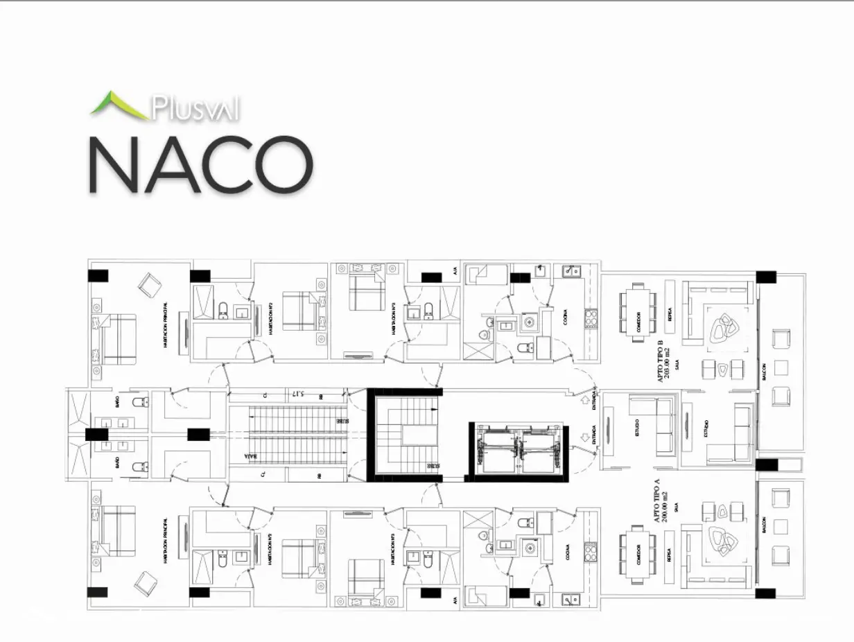 Apartamento en venta en torre de lujo en el exclusivo sector de Naco 501889