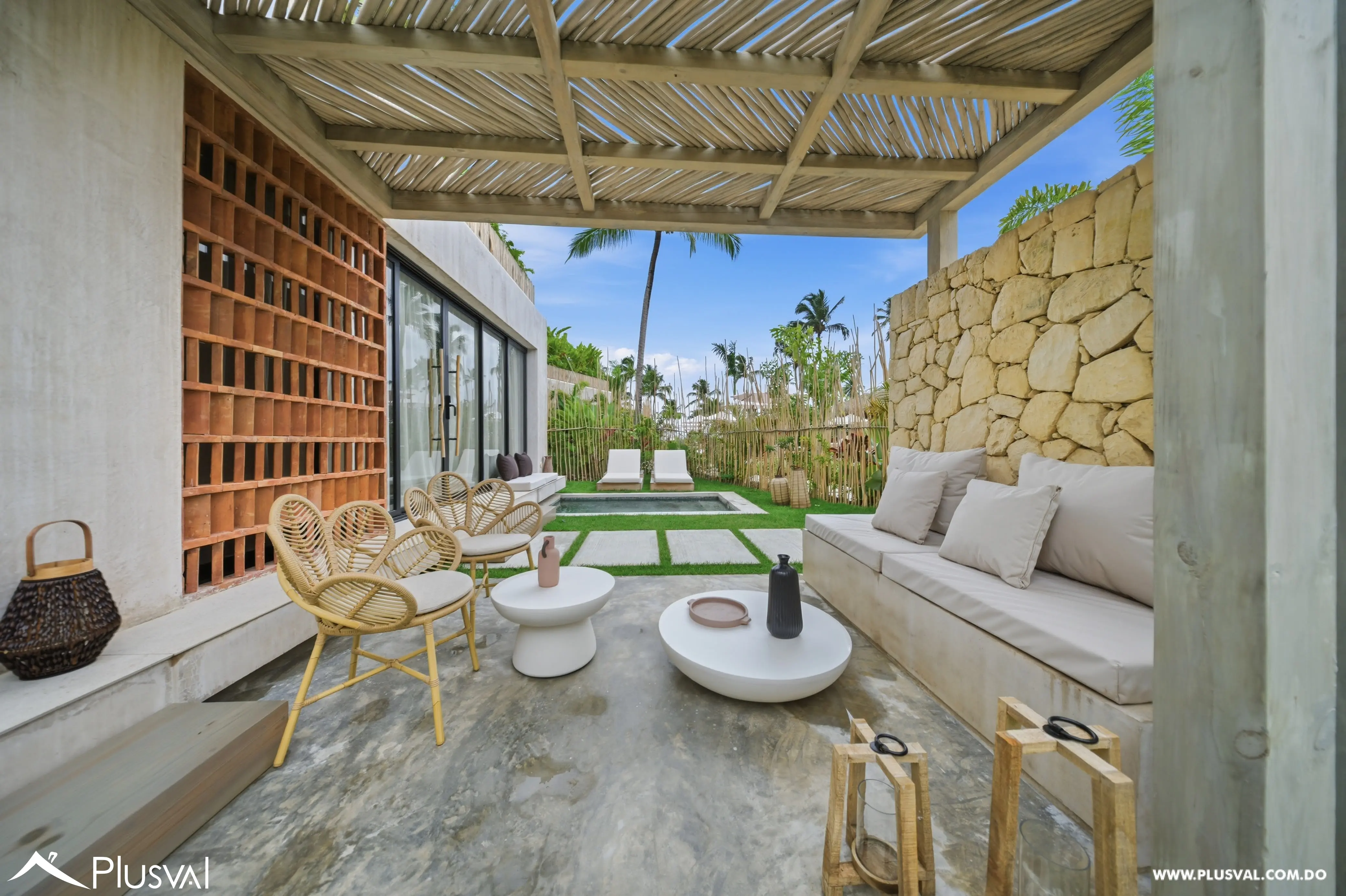 Casa a pasos del mar de 2 habitaciones con piscina privada en Terrenas 533906