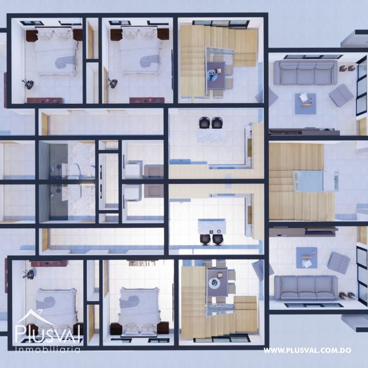 Proyecto de apartamentos familiares en la Urb. Thomen 356574
