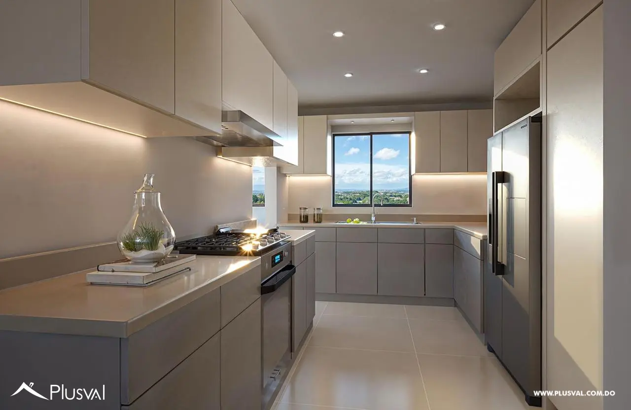 Penthouse de dos niveles con un gran salón social y una terraza en el rooftop 464735