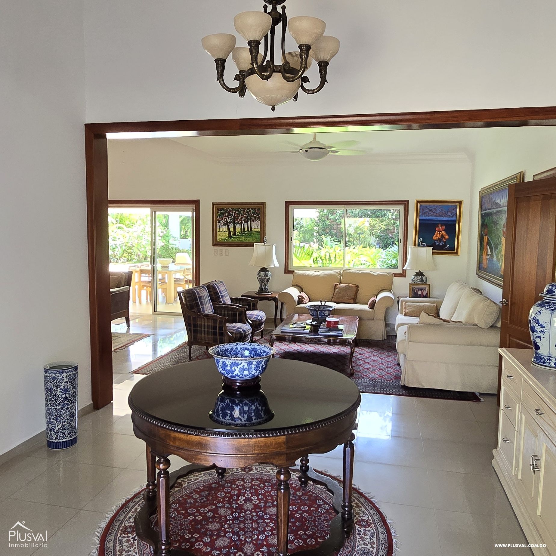 Villa Amueblada de un Sólo Nivel, Metro Country Club, Juan Dolio 374228