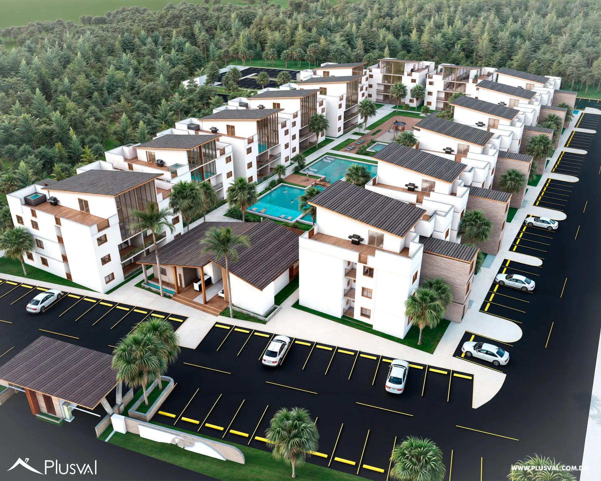 Proyecto de apartamentos en venta en Samana, Coson 468678