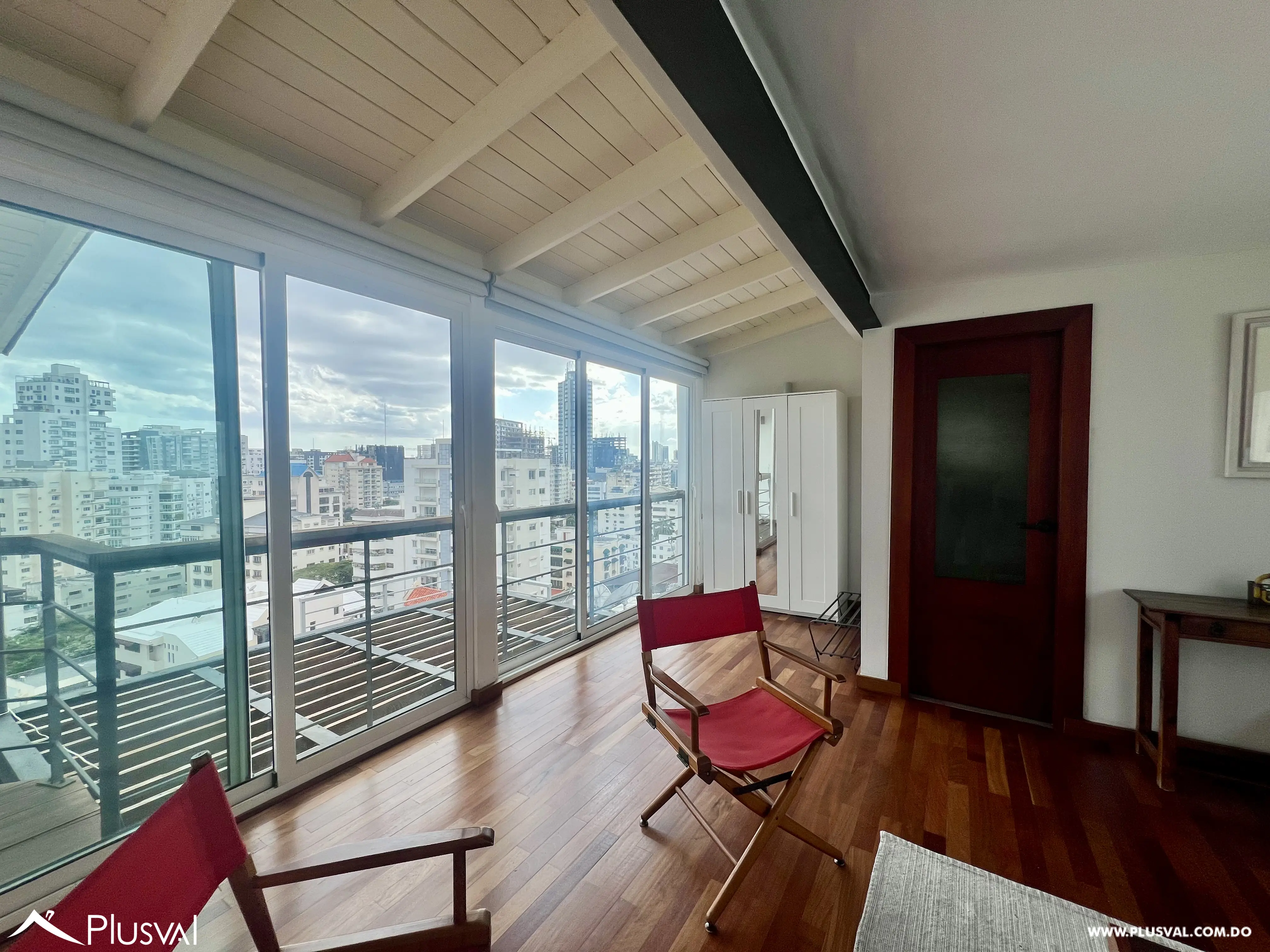 enthouse en alquiler en Naco amueblado con 3 habitaciones 486325