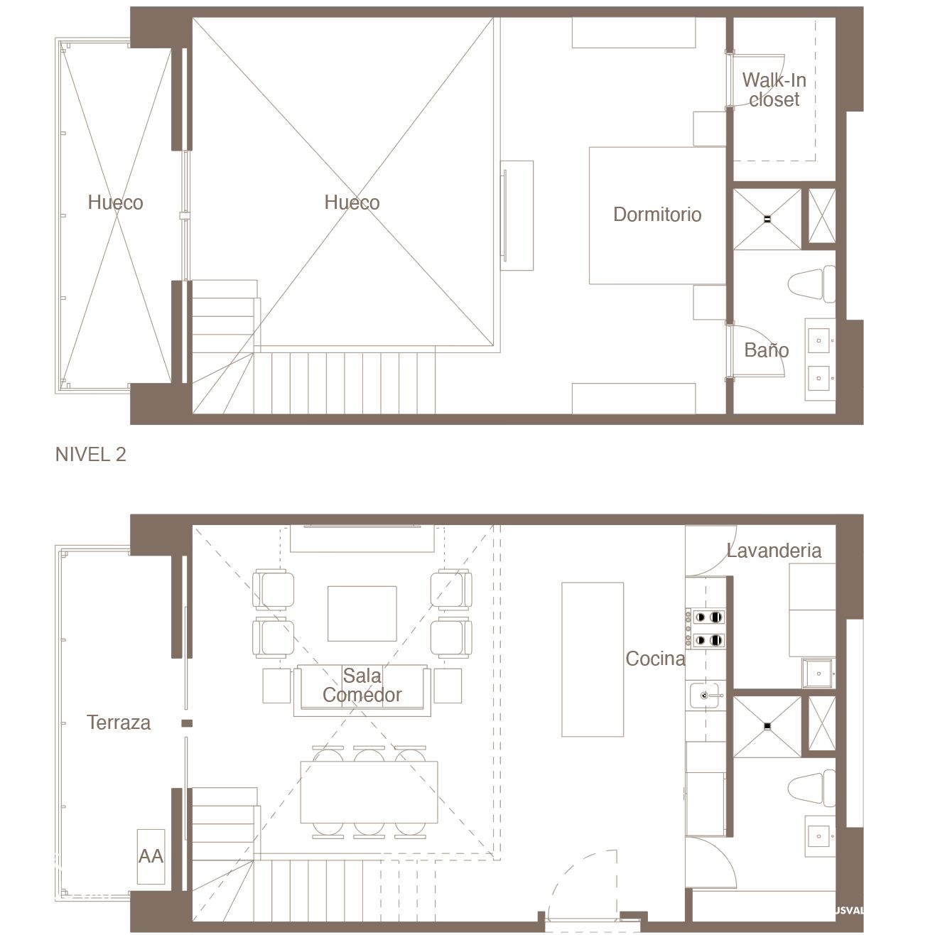 Apartamento en venta de 1 habitacion tipo Loft en Piantini 336349