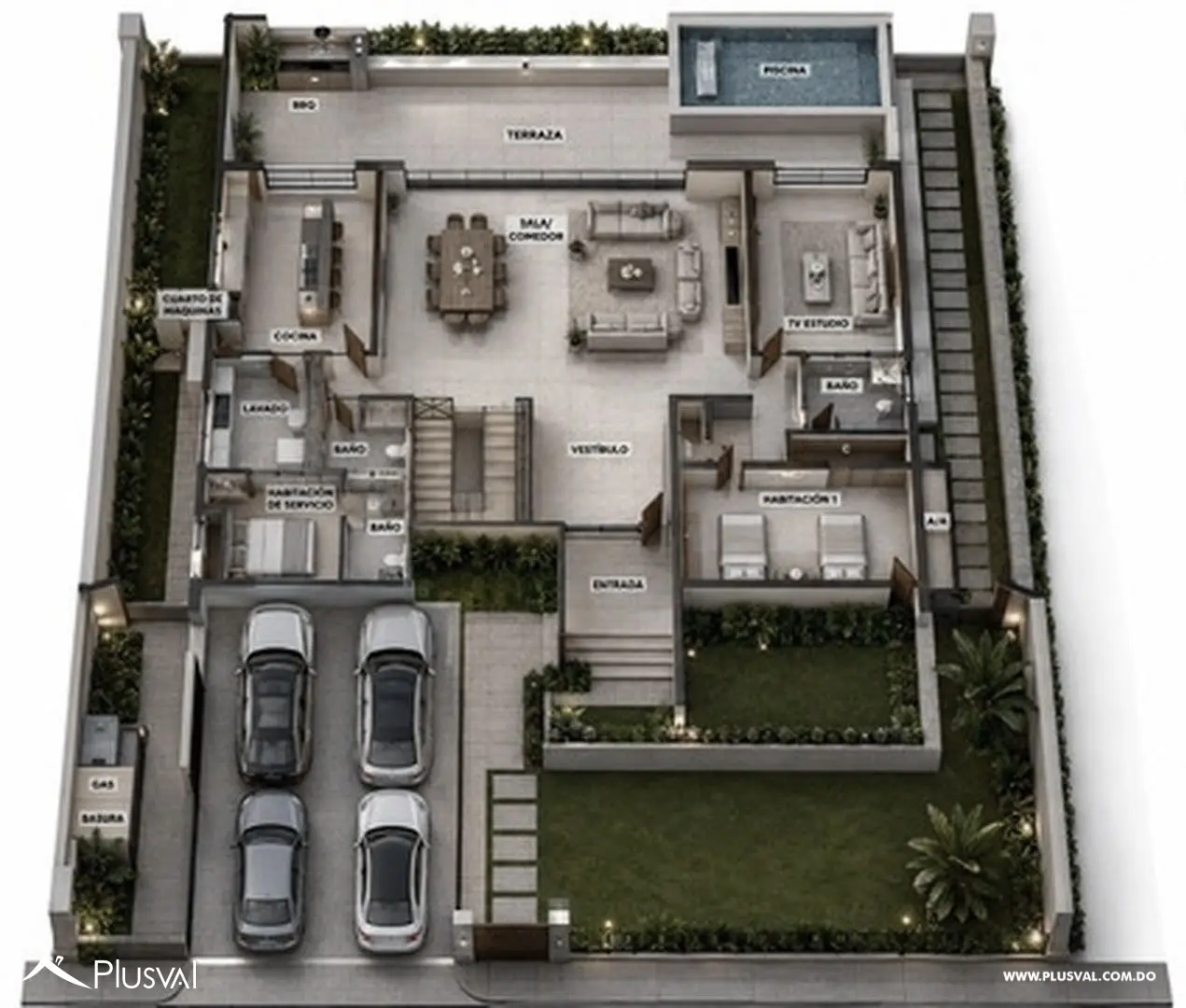Venta de Casa en Punta Cana Village 520743