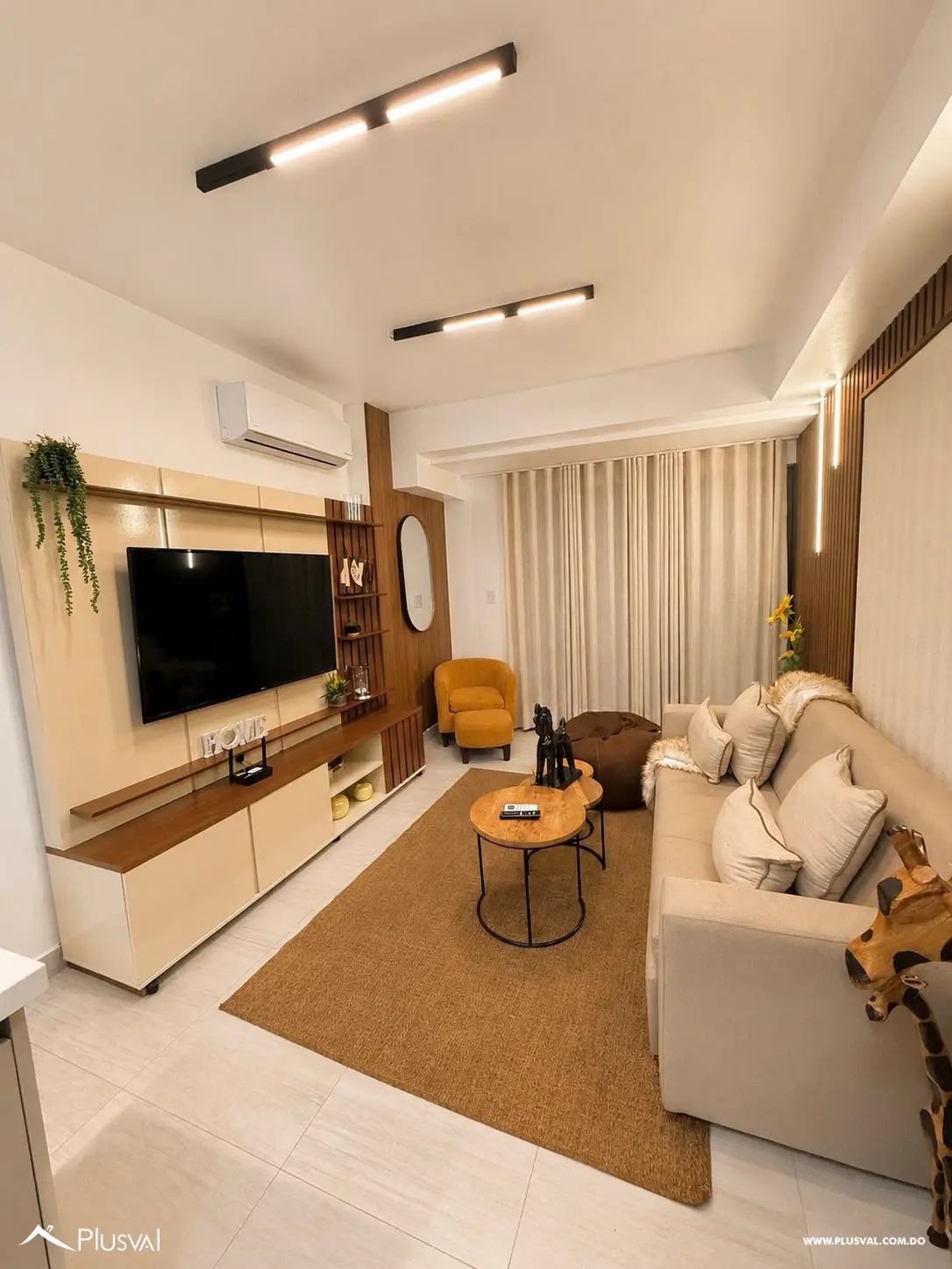 Elegante apartamento amueblado en venta, ubicado en Evaristo Morales. 530235