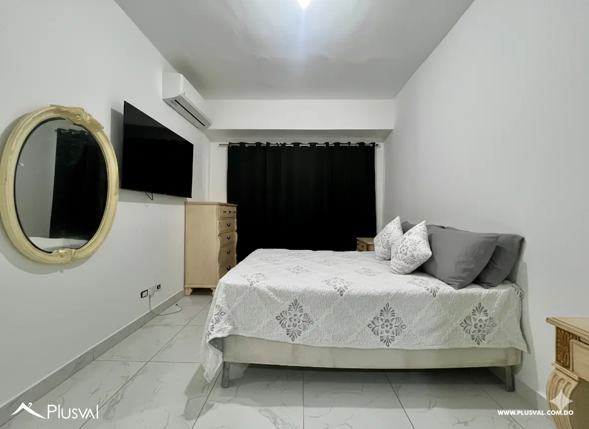 Apartamento en alquiler amueblado en Evaristo Morales con 2 piscinas 488188