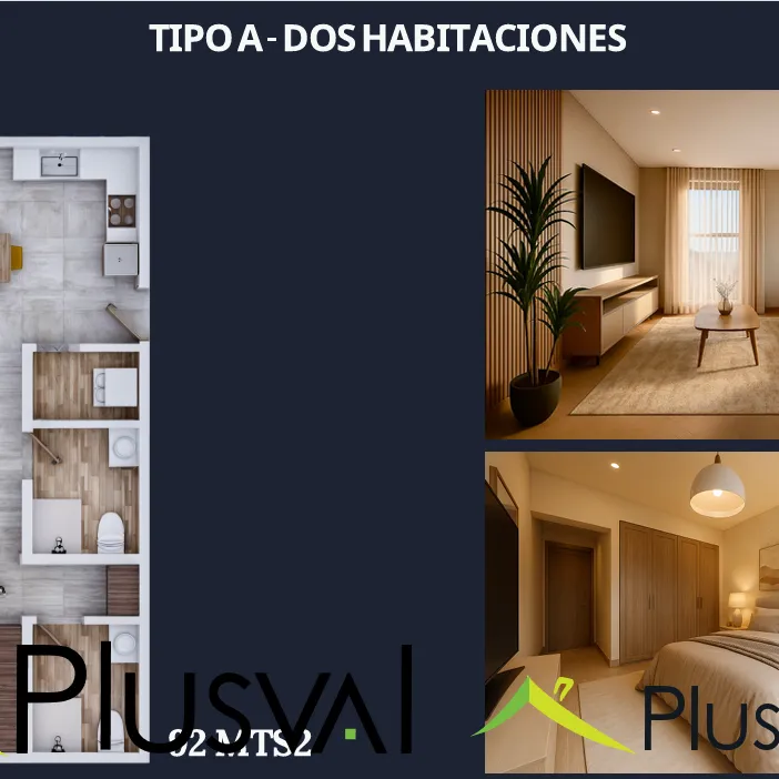 Apartamentos de 1 y 2 habitaciones con vista al campo de golf en La Romana 443571