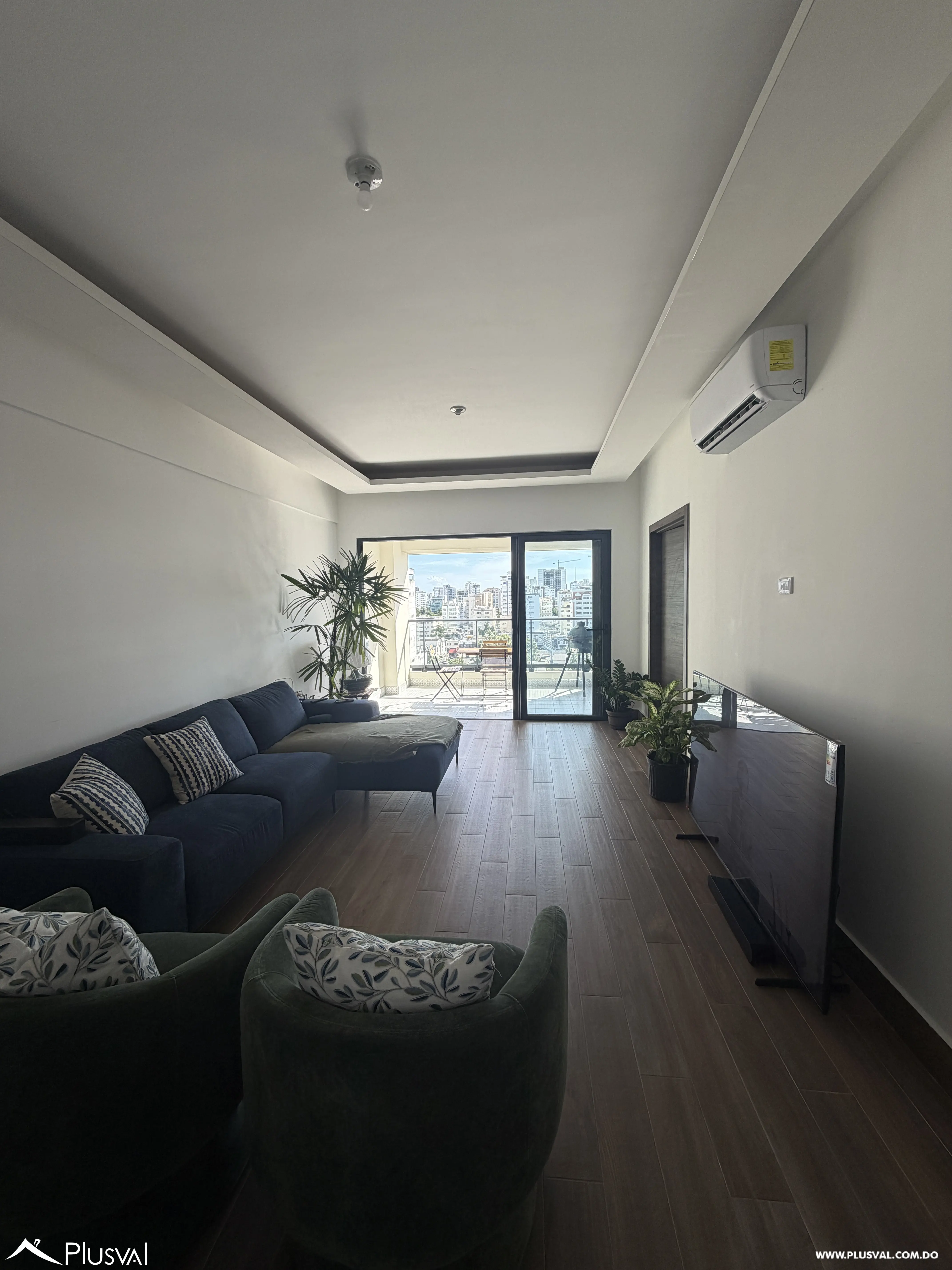 Naco | Piso Alto con Vistas | 2 Hab + 2.5 Baños 480997