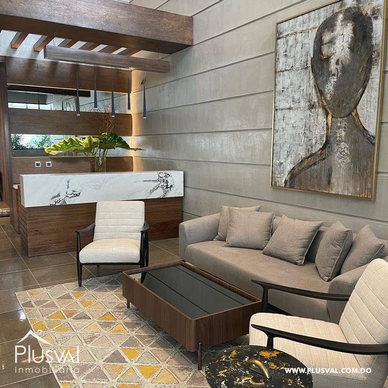 Apartamento amueblado 1 hab+estudio en alquiler,  Piantini 278404