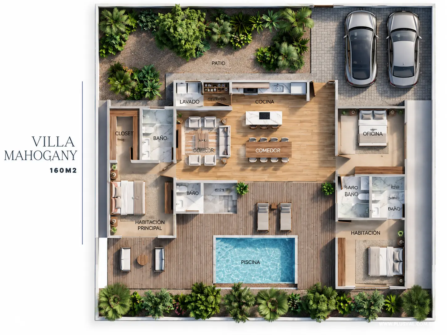 Villa Mahogany - Proyecto de Villas en  Sosúa | Diseña tu Residencia de Lujo 528235