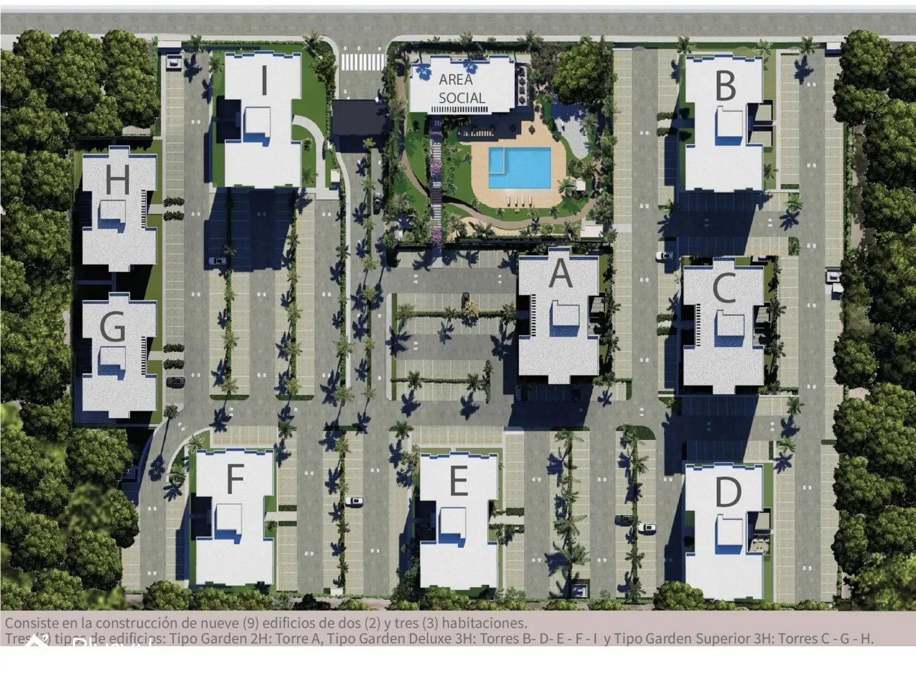 Nuevas Torres de apartamentos de 3 Habitaciones en Santiago 533746