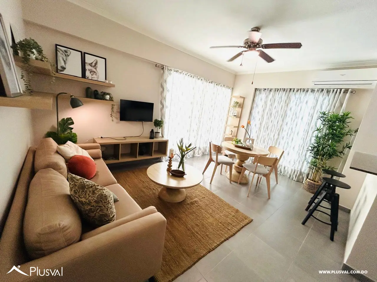 Apartamento amueblado en alquiler en Naco 479341