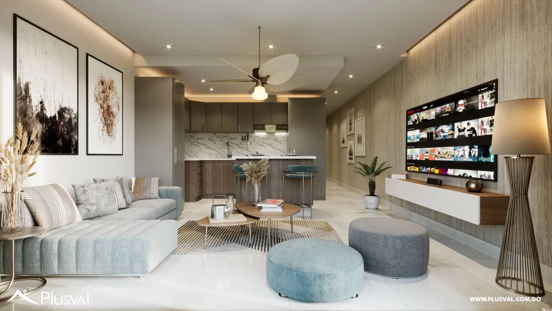 Moderno apartamento de 2 habitaciones en venta - Vista Cana 532383