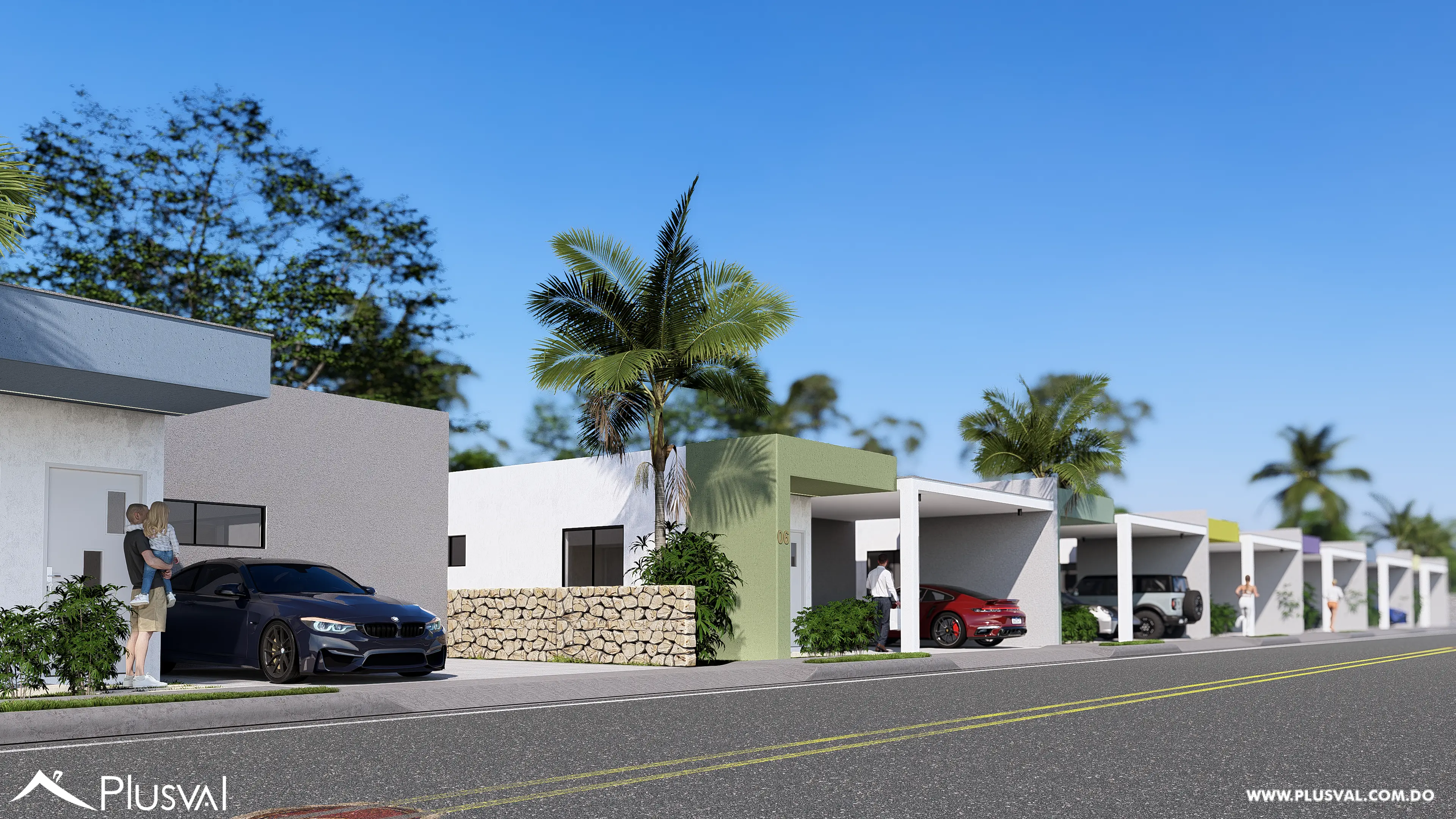Villas de 3 habitaciones en Bávaro 503867