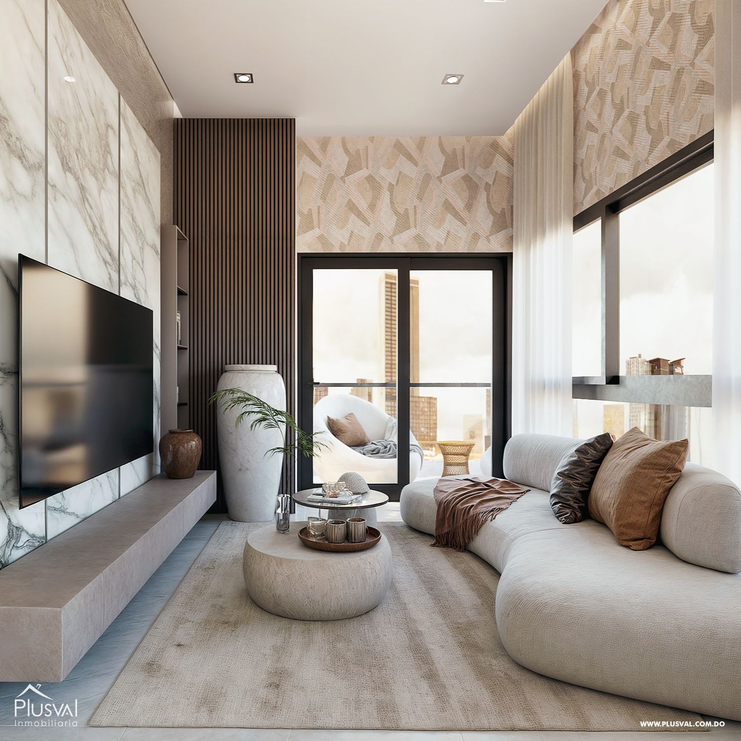Apartamento de 3 habitaciones en Evaristo Morales 380488