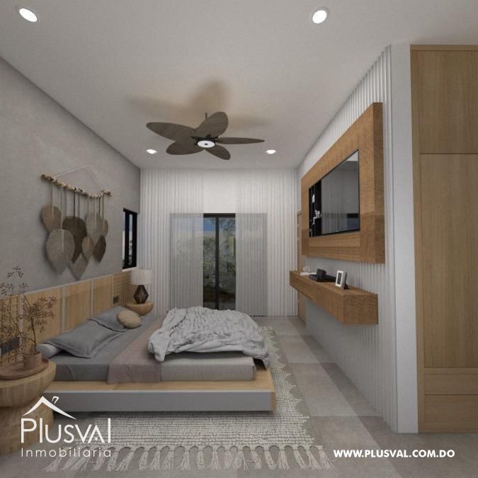 Casa de un nivel en Cabarete, Residencial Palmeras II 430809