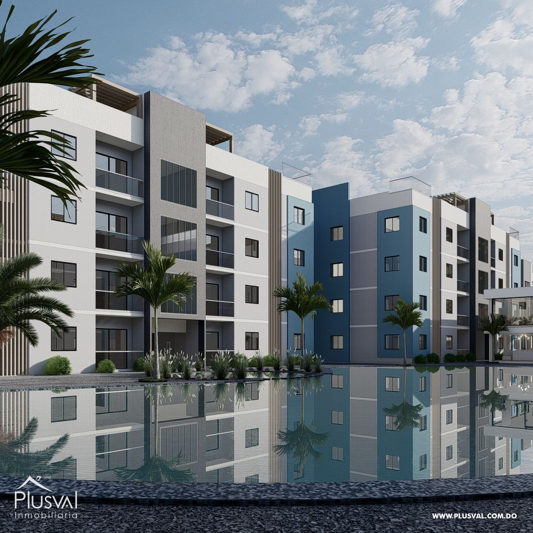 Apartamentos de 3 habitación con Acceso directo desde la autovía en Punta Cana 376682