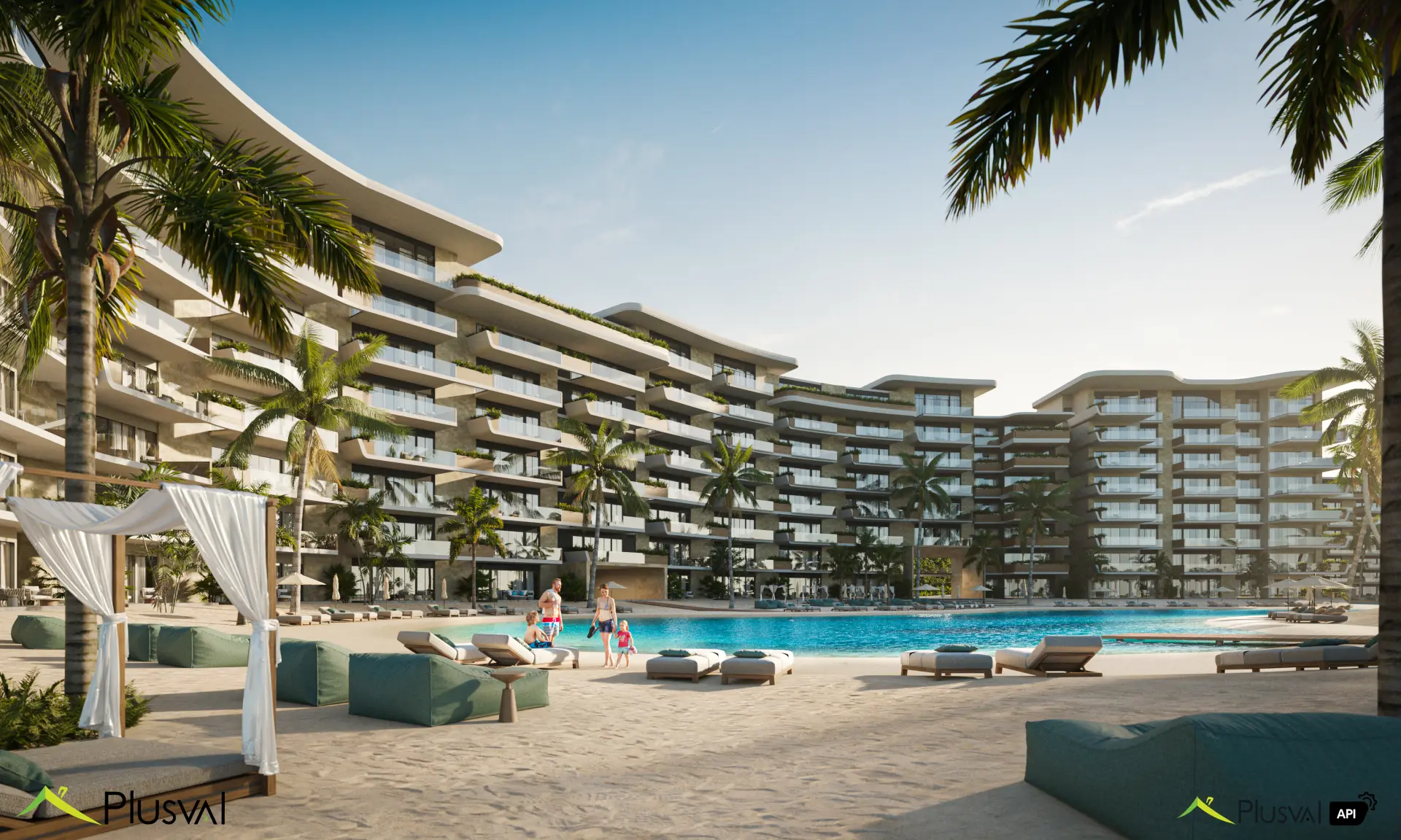 Exclusivo proyecto de apartamentos, villas y un apartahotel de lujo en Cap Cana Punta Cana con vista al mar, playa y golf 494052