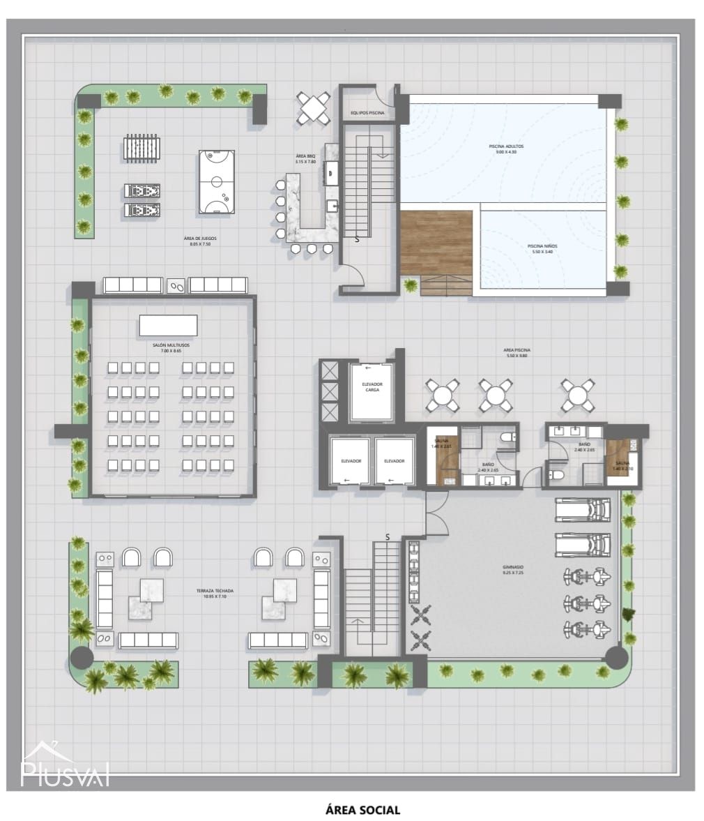 Lujosos Apartamentos de venta en Piantini con excelente distribucion 334708