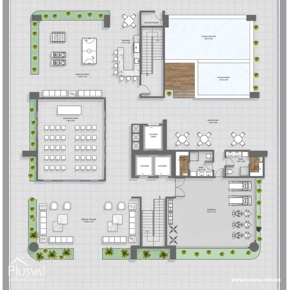 Lujosos Apartamentos de venta en Piantini con excelente distribucion 334708