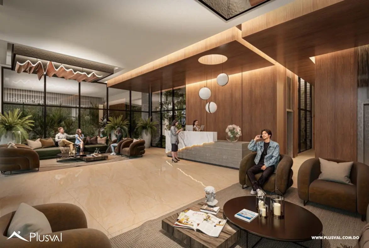 Apartamento de lujo en venta en Los Cacicazgos: 3 habitaciones mas estudio y 4 parqueos , pisos de mármol y vistas al mar en el Distrito Nacional 512175