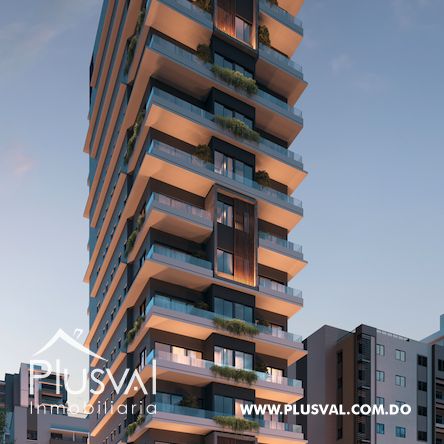 Espectacular torre en la mejor zona de Naco, con Apartamentos de 1 y 2 habitaciones. 194416
