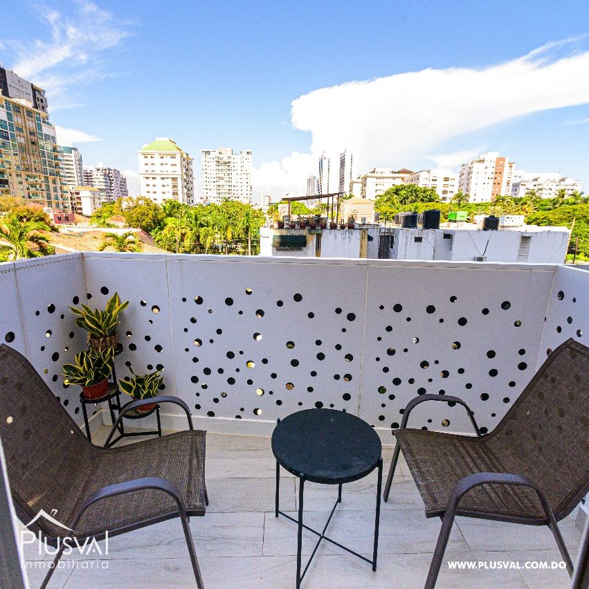 Apartamento amueblado en alquiler en el centro de Piantini 419243