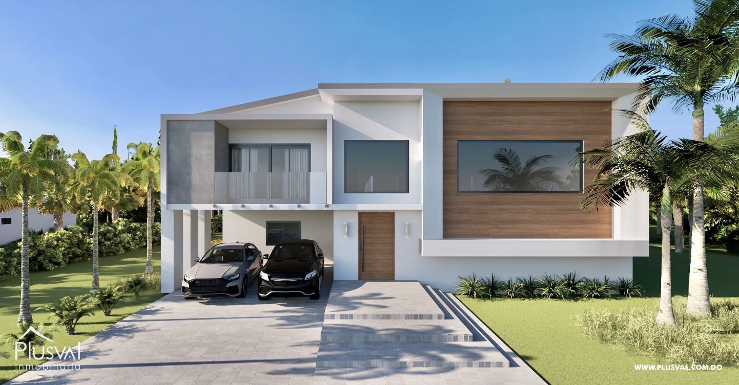 Elegante casa de dos niveles en Venta en Punta Cana Village West 481771