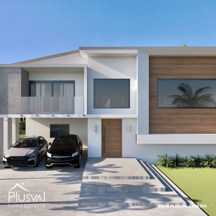 Elegante casa de dos niveles en Venta en Punta Cana Village West 481771