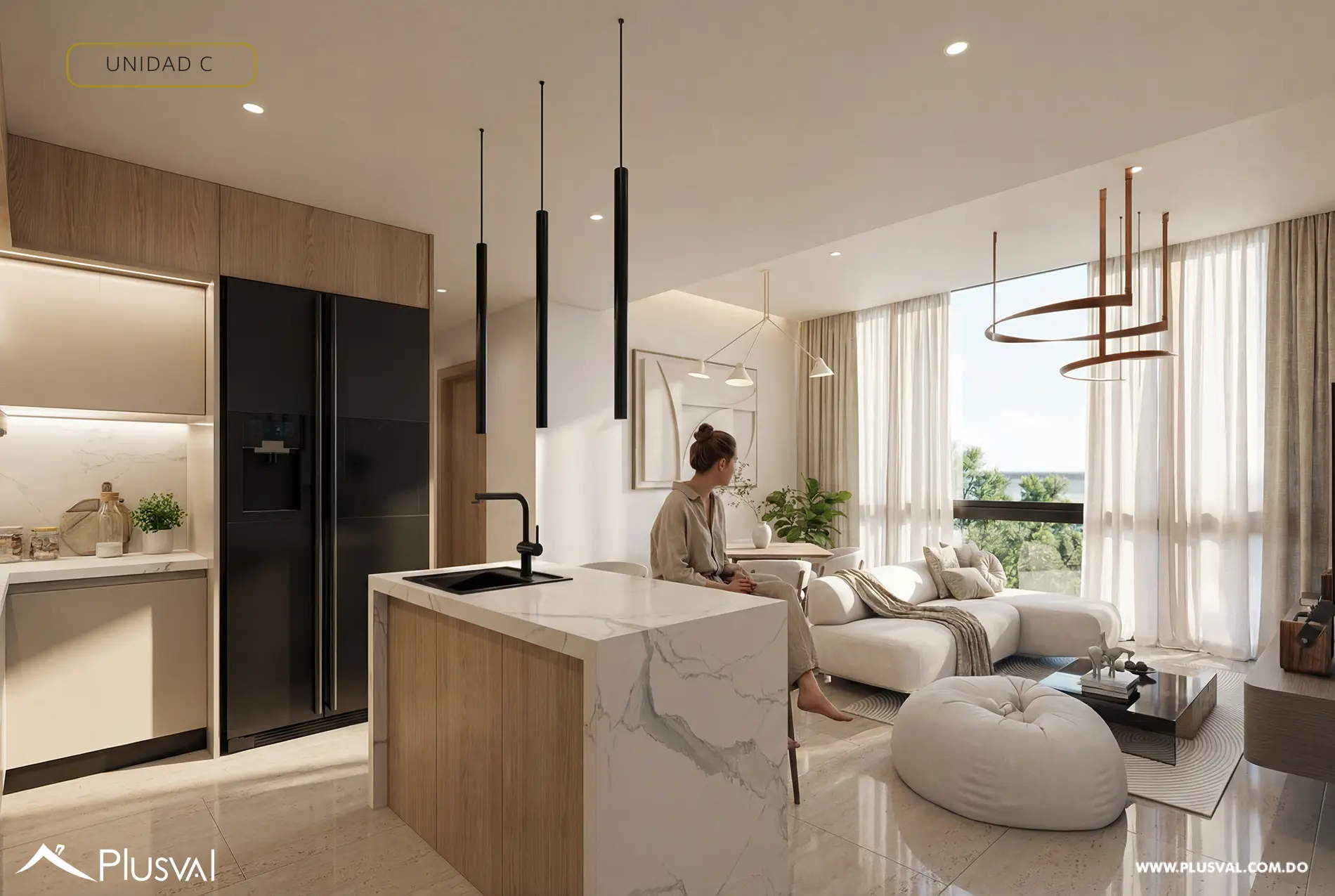 Exclusiva torre de apartamentos en Los Tres Ojos. 493923