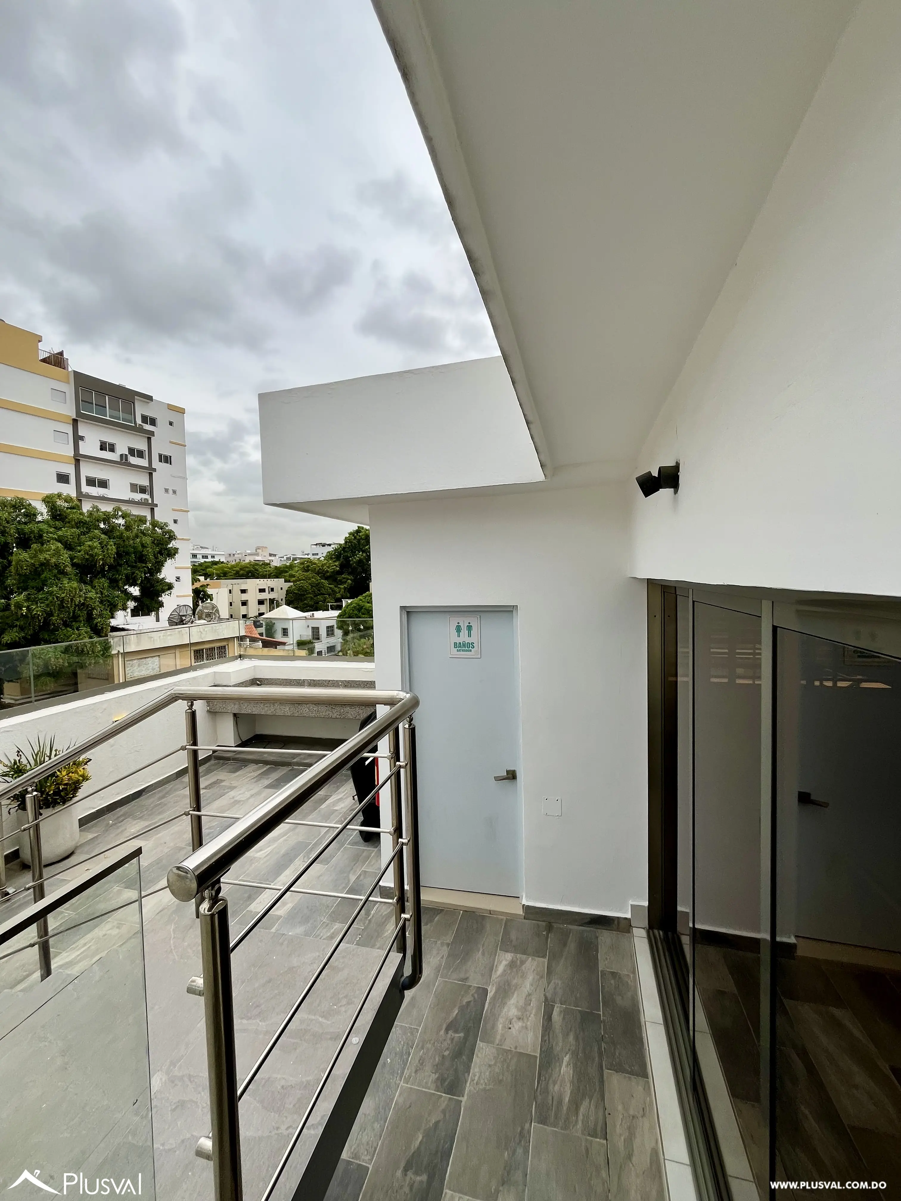 Terraza rooftop con piscina en alquiler en Gazcue 468477