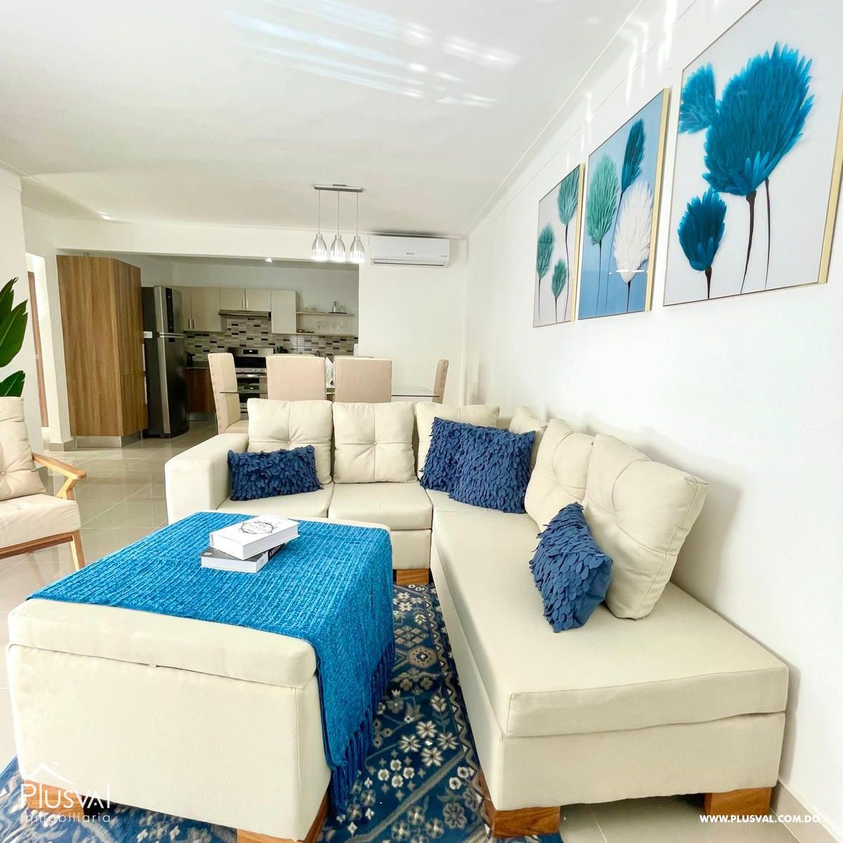 Apartamento en Alquiler Amueblado en Residencial Cerrado 399207