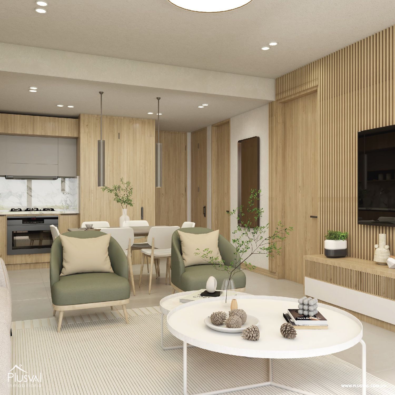 Apartamentos en Venta en Bávaro con vista a Campo de Golf 365781