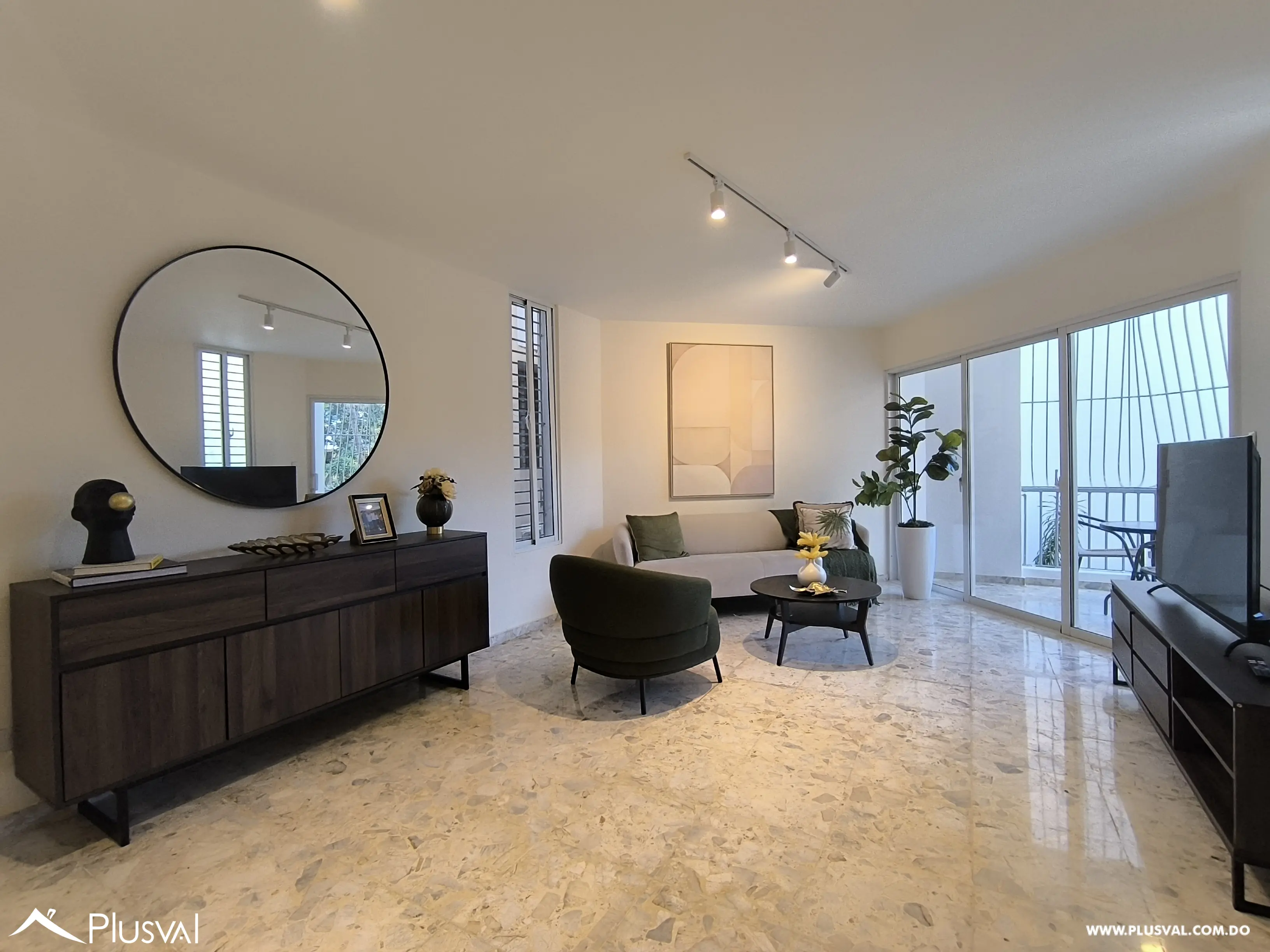 Apartamento en venta de 3 habitaciones con balcón en Naco 480747