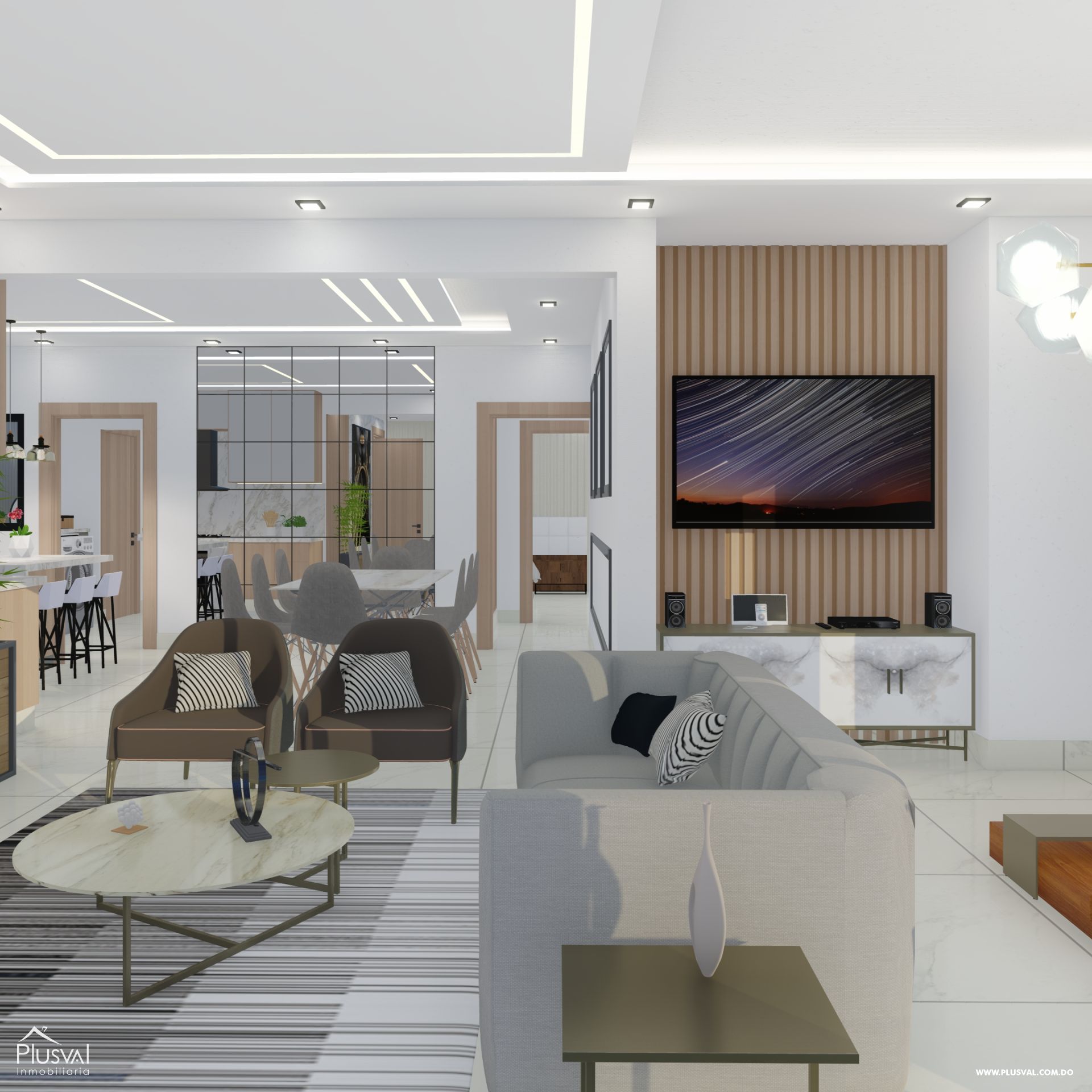Amplio apartamento en venta en plano en la Urbanización Thomen 418632