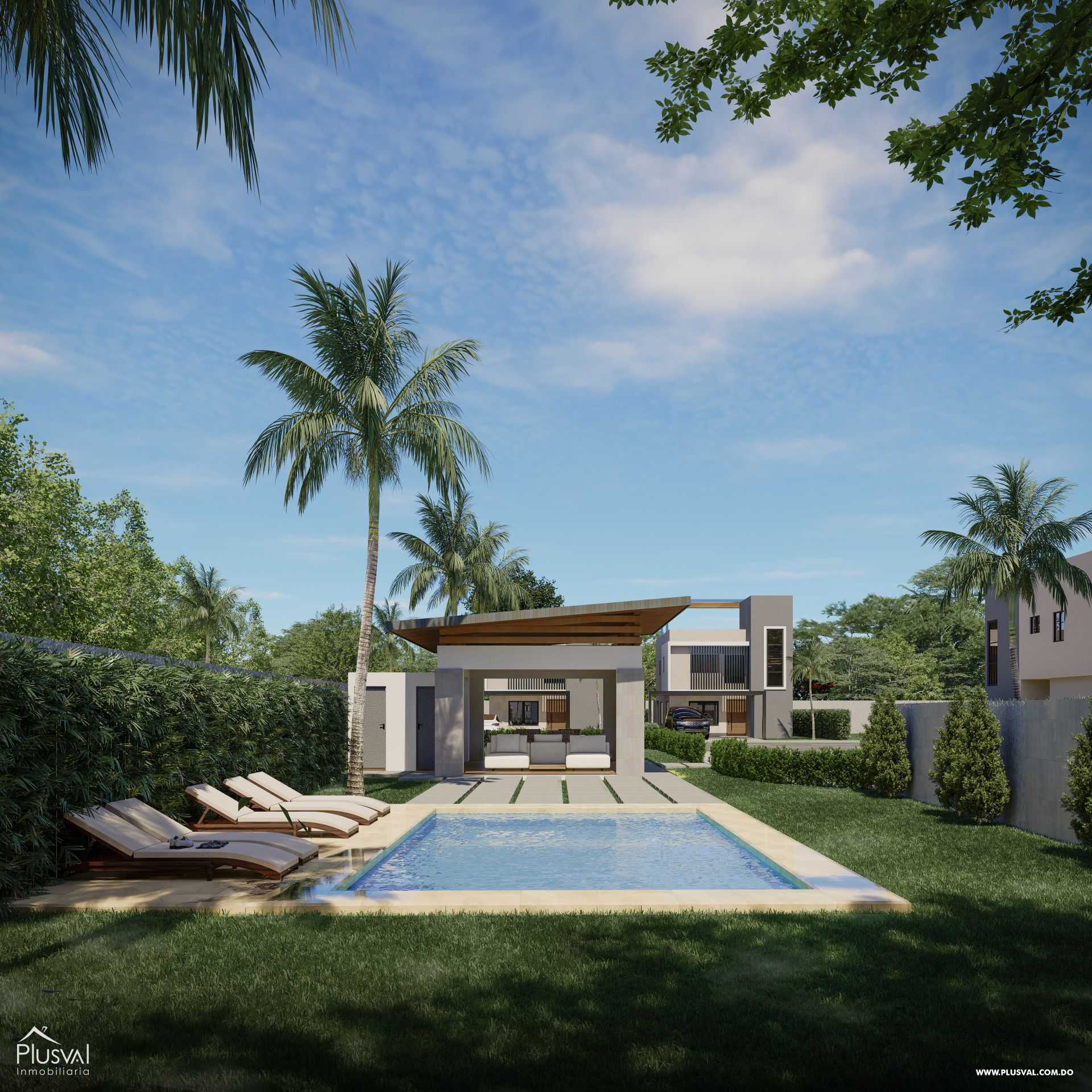 Casas en planos de venta en residencial cerrado y con piscina 390025