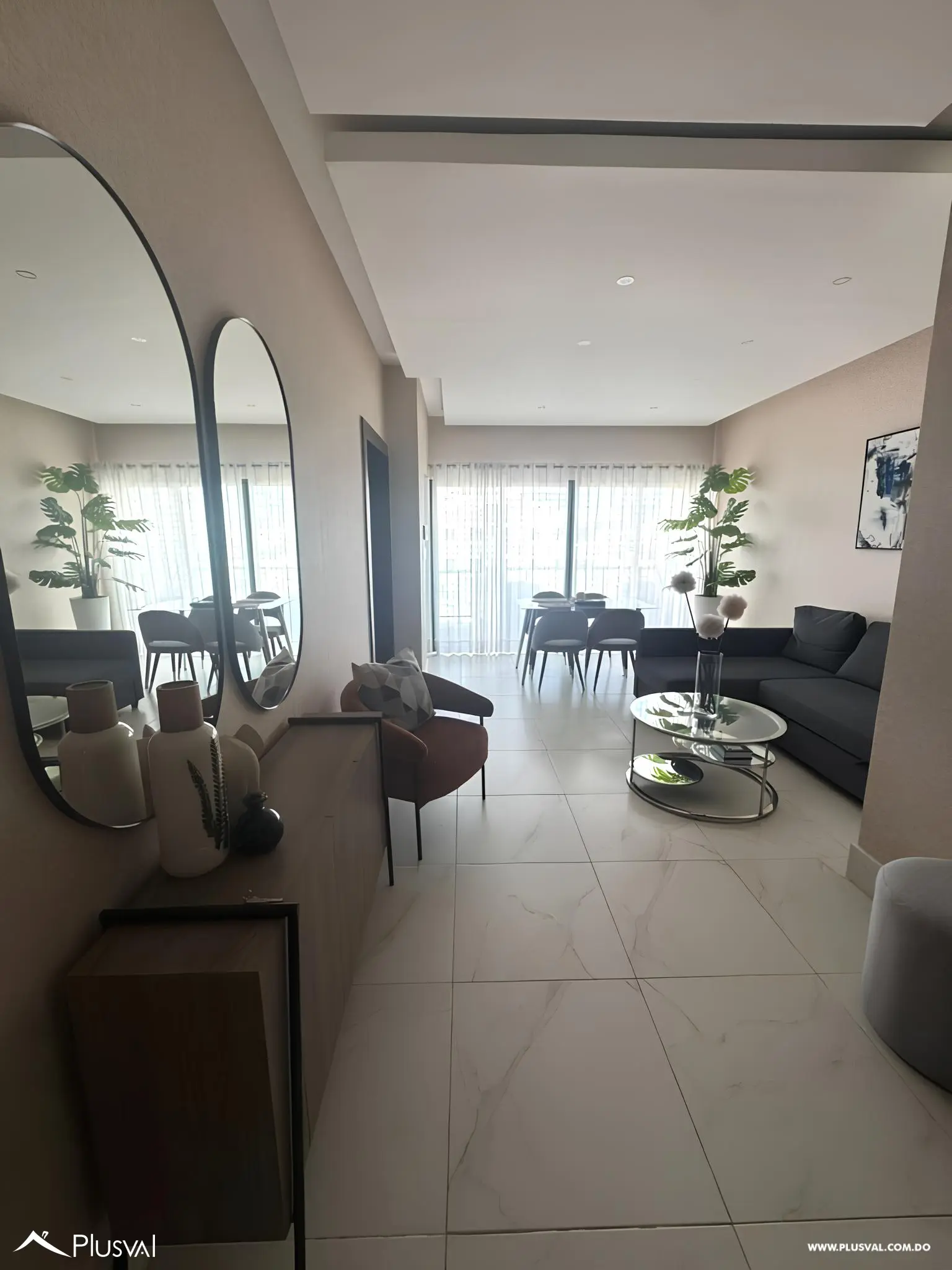 Alquiler apartamento amueblado 2 habitaciones en Ens. Piantini 491534