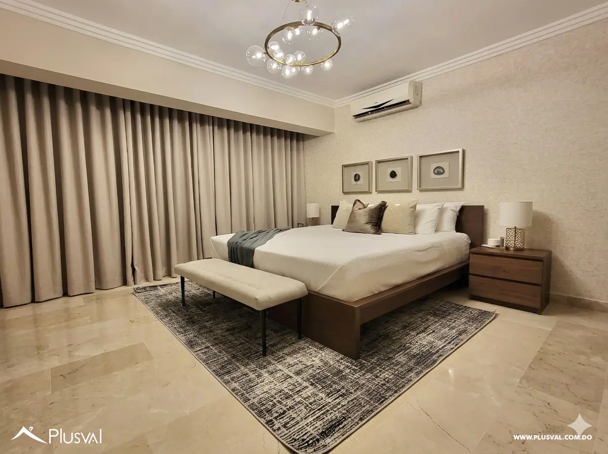 Apartamento en Alquiler en Naco 3 Habitaciones Cerca del Parque La Arboleda 503325