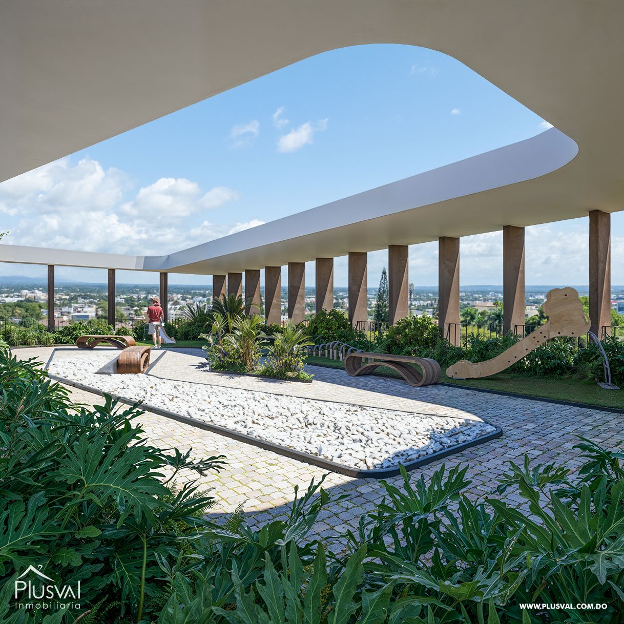 Moderna torre residencial en sector exclusivo en Santiago. 430939