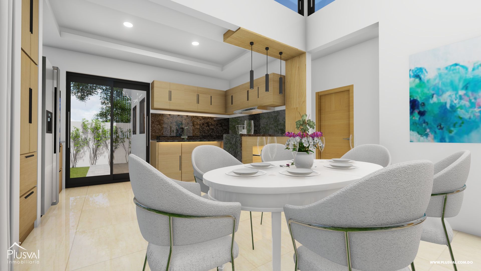 Amplia y moderna casa en zona residencial en Moca 428807