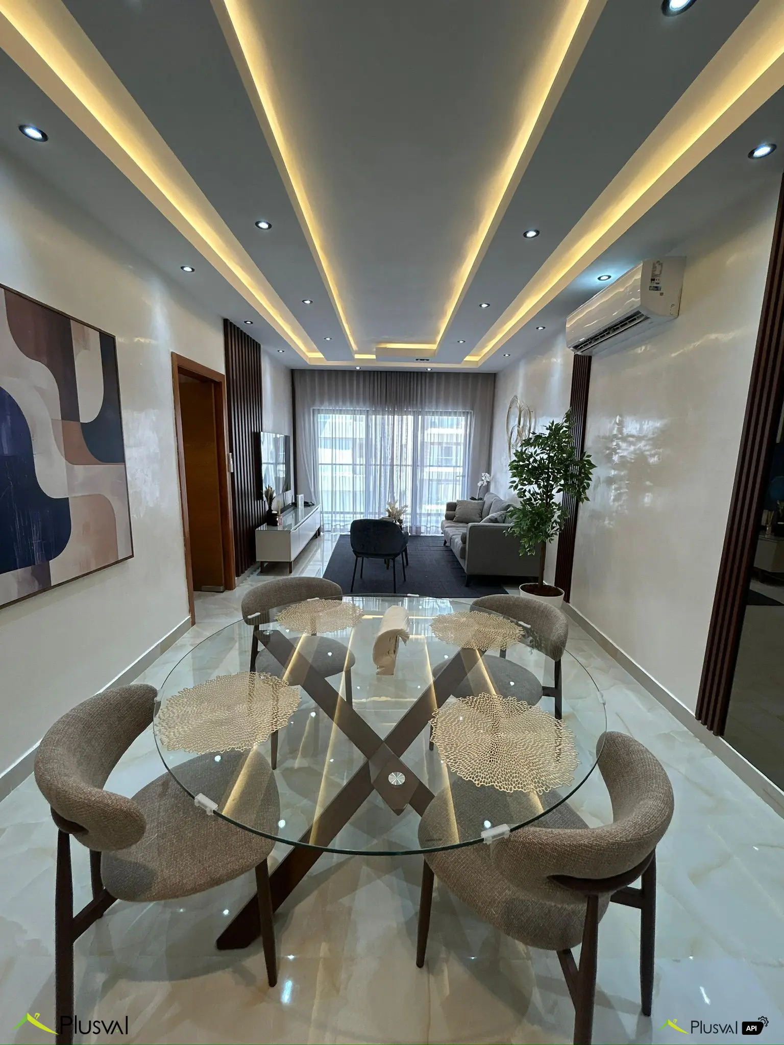 Apartamento amueblado de 2 habitaciones en alquiler – 7mo piso, Naco 447367
