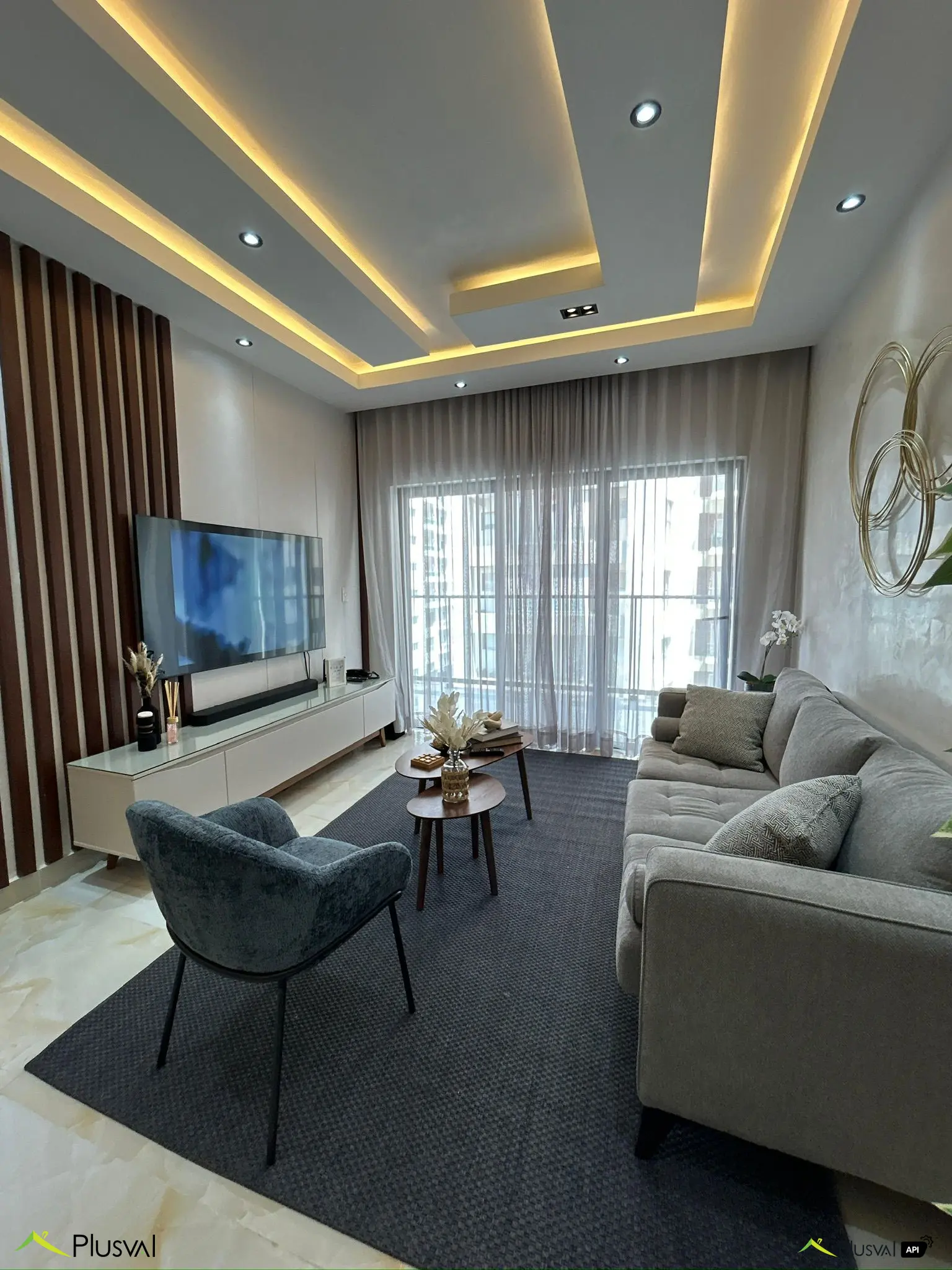 Apartamento amueblado de 2 habitaciones en alquiler – 7mo piso, Naco 447366