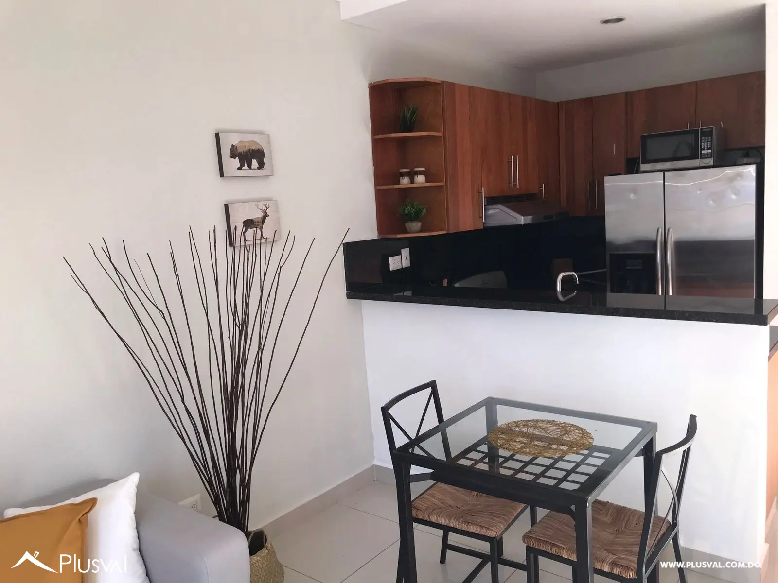 Apartamento amueblado en Alquiler, de 1 habitación en Piantini. 489379